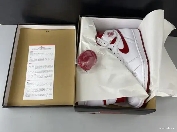 Rep Onekick Metallic Retro Air Red (2017) 555088-103 Jordan 1 0325